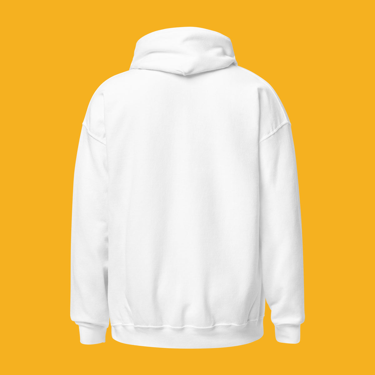 HAPPY · WHITE HOODIE