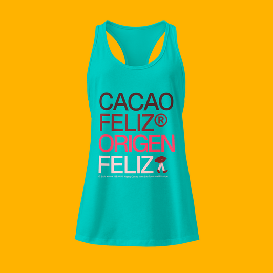 HAPPY CACAO · BERRY TURQUESA · TANK TOP